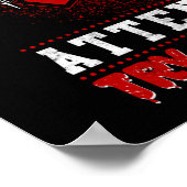 Poster EMS EMT Sarcastique Urgence paramédicale Essayer d (Coin)