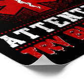 Poster EMS EMT Sarcastique Urgence paramédicale Essayer d (Coin)