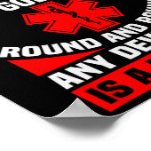 Poster Ems Infirmière Devis Ambulance Pilote Emt Paramètr (Coin)