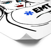 Poster EMS Urgence EMT Rosie Le Riveter (Coin)