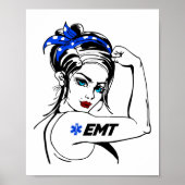 Poster EMS Urgence EMT Rosie Le Riveter (Devant)