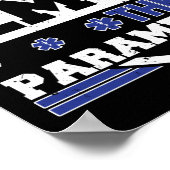 Poster EMS Urgence Futur EMT puis Paramedic Student (Coin)