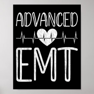 Poster Emt Avancé - Technicien Médicale D'Urgence Ems Pa