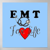 Poster EMT pour la vie (Devant)