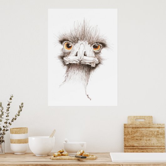 Poster Emu par Inkspot (Cuisine)