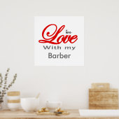 Poster En amour avec mon Barbier (Cuisine)