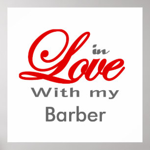 Poster En amour avec mon Barbier