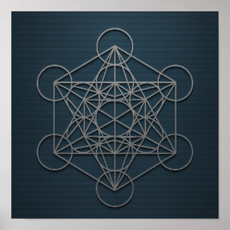 Poster en argent de Metatron Marine