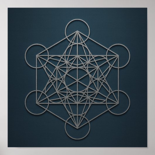 Poster en argent de Metatron Marine (Devant)