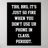 Poster en argot décoré de la salle de classe du co (Devant)