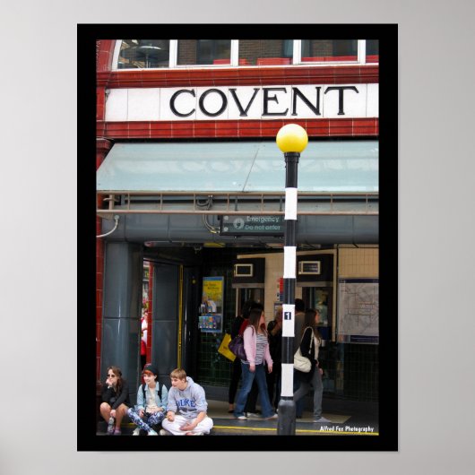 Poster En attente à Covent (Devant)