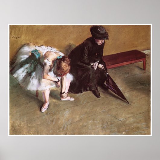 Poster En attente, c. 1882, Edgar Degas (Devant)