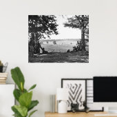 Poster En attente de guerre, 1862 (Bureau à domicile)