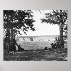 Poster En attente de guerre, 1862