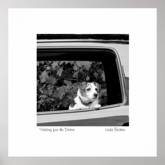 Poster En attente de la photo Driver par Linda Becker (Devant)
