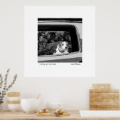 Poster En attente de la photo Driver par Linda Becker (Cuisine)