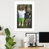 Poster En attente de l'exécution (Bureau à domicile)