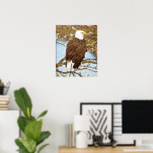 Poster En attente du déjeuner (Bureau à domicile)