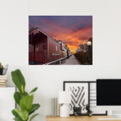 Poster En Attente Du Jeu (Bureau à domicile)