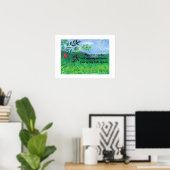 Poster en bambou paradisiaque (Bureau à domicile)