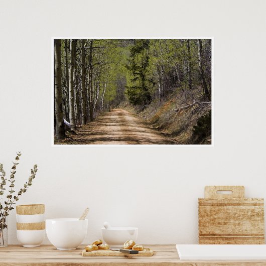 Poster En bas de la route (Cuisine)