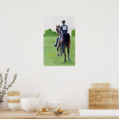 Poster En bas de la route American Saddlebred Horse Portr (Cuisine)