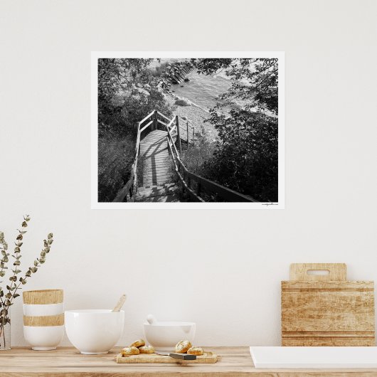 Poster En bas des marches (Cuisine)