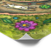 POSTER EN BAS DU TROU DE RABBIT, CARROT WILLOE TREE FOLK (Coin)