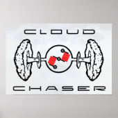 Poster en blanc Cloud Chaser (Devant)