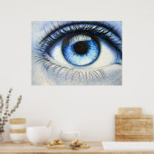 Poster en bleu (Cuisine)