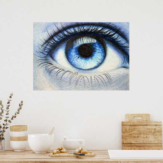 Poster en bleu (Cuisine)