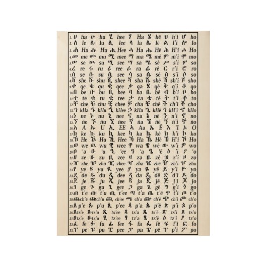 Poster En Bois Apprenez l'affiche anglaise de diagramme (Devant)