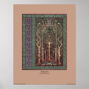 Poster en bois de Tanglewood (14x18 po)