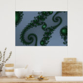 Poster en bois foncé profond (Cuisine)