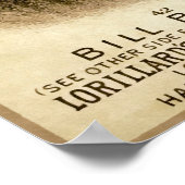 Poster en boîte de Bill vintage (Coin)