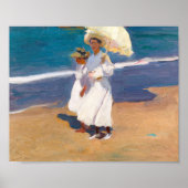 Poster En bord de mer | Joaquín Sorolla (Devant)