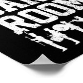 Poster En Cas De Perte Retourner À La Marche De Drumline (Coin)