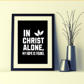 Poster En Christ seul" Bold Hope Inspiration
