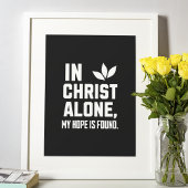 Poster En Christ seul" Bold Hope Inspiration