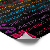 Poster en classe anglaise (Coin)