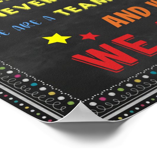 Poster en classe de 5e année (Coin)