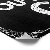 Poster en classe Motivation noir et blanc (Coin)