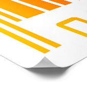 Poster en code barre coloré (Coin)