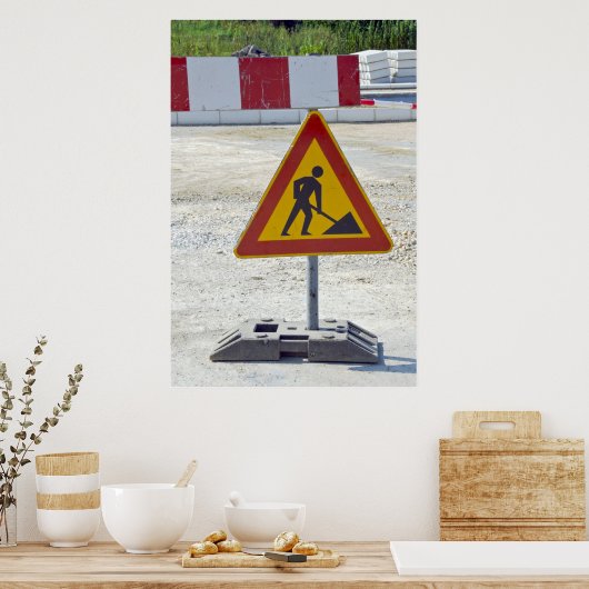 Poster en construction (Cuisine)