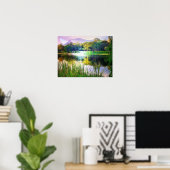 Poster en continu calme (Bureau à domicile)