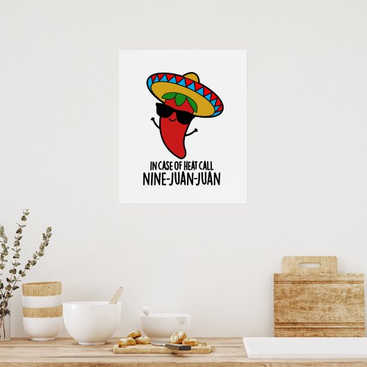 Poster En Coque De Chaleur Appelez Neuf Juan Juan Juan Fu (Cuisine)