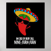Poster En Coque De Chaleur Appelez Neuf Juan Juan Pun Dar (Devant)