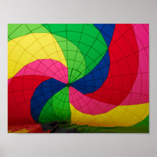 Poster en couleur de la Fiesta Balloon