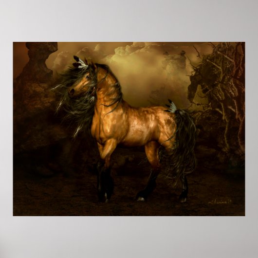 Poster en cuir de cheval Shikoba (Devant)