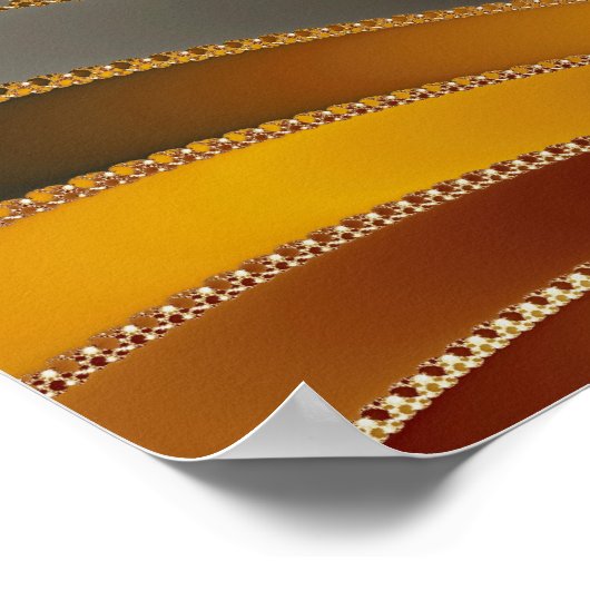 Poster en cuir - Fractal (Coin)